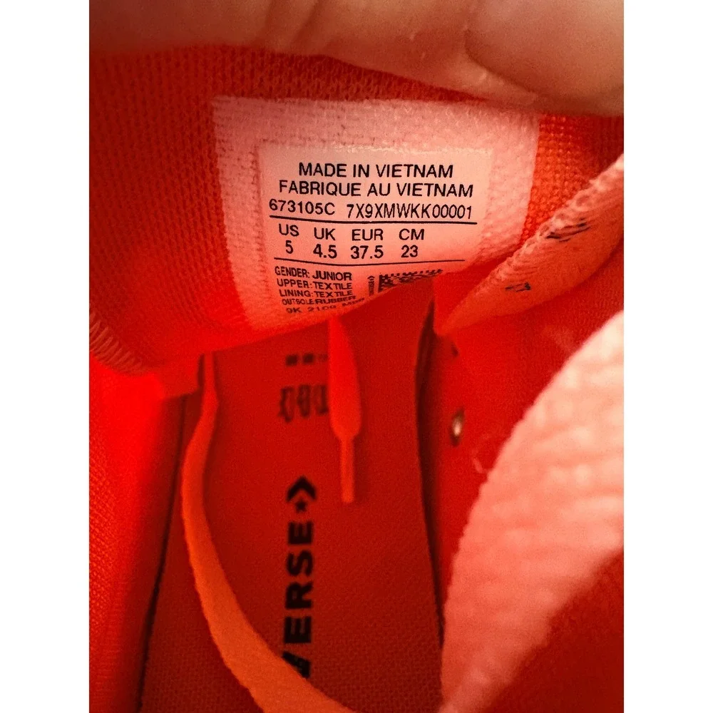 Converse Chuck Taylor High Top Celestial Star Moon Peach‎ SZ5 Women 7 673105C - Picture 9 of 10